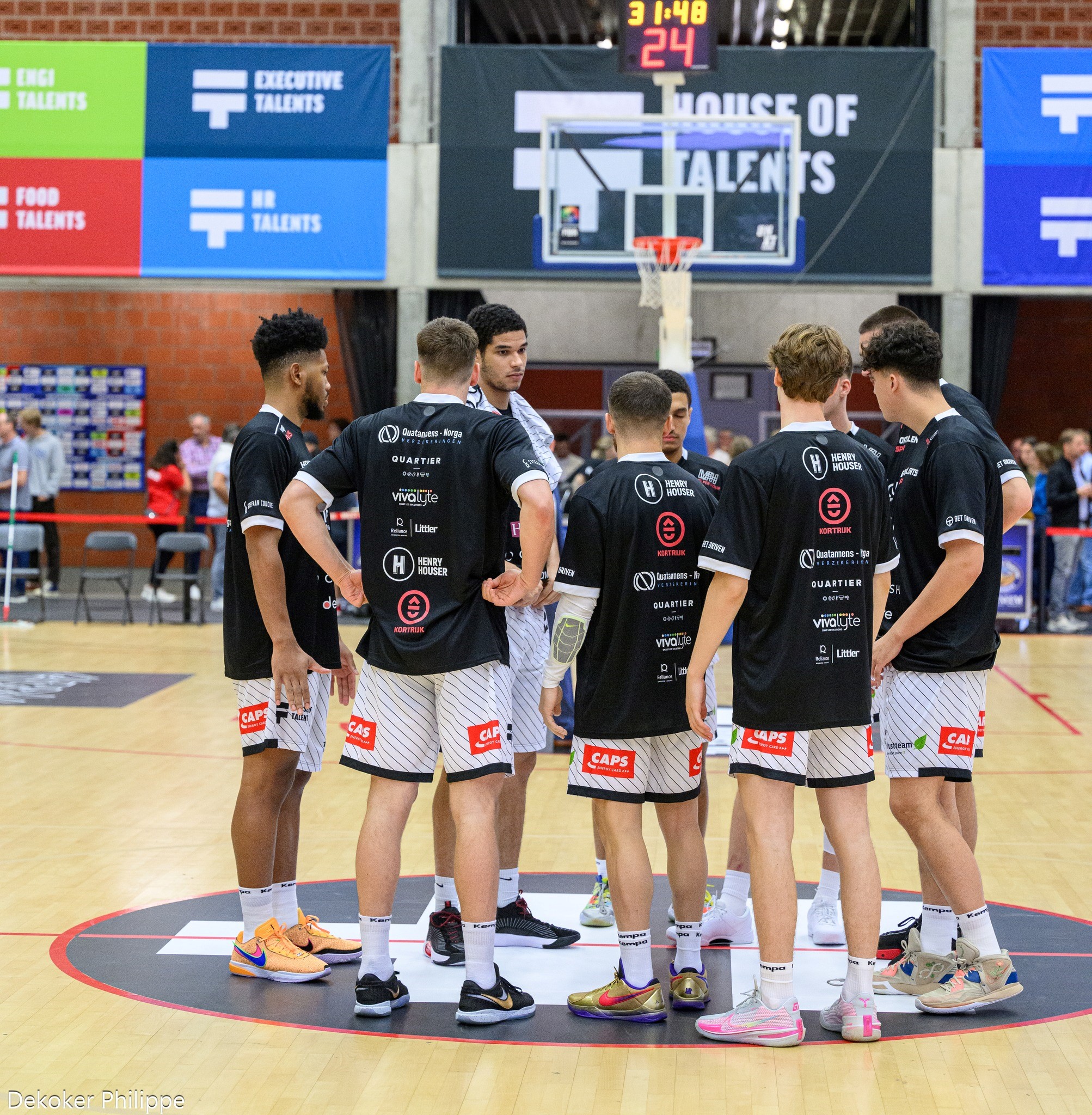Vivalyte sponsorship Kortrijk SPurs Basketball Team