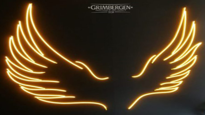 Neon Flex Angel wings for Grimbergen